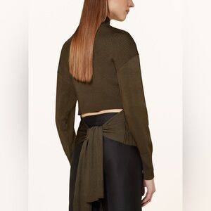 NWT. COS Open-Back Ribbed-Knit Top. NEW